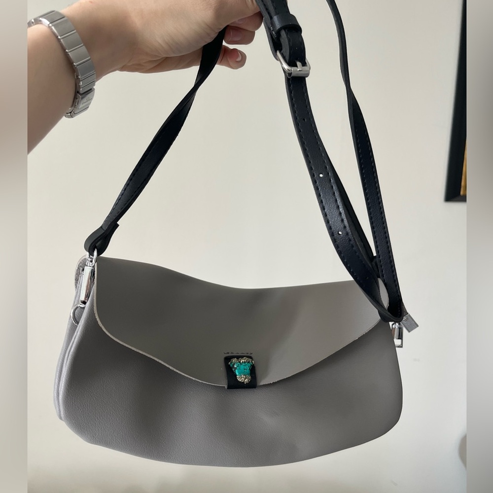 Boutique gray purse